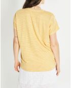 T-Shirt 100% Lin Arsene jaune